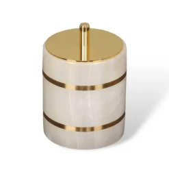 Marble Bathroom Set - Elegant Natural Decor Accessories