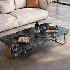 Marmor-Couchtisch – Elegantes Sandrine-Design für moderne Wohnzimmer