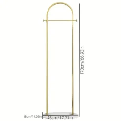 Marmor-Kleiderbügel – Schlichtes Bodenregal für Schlafzimmer & Garderobe