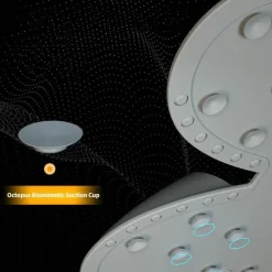 Massage Rabbit Bath Mat - Soft Relaxing Floor Mat