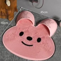 Massage Rabbit Bath Mat - Soft Relaxing Floor Mat