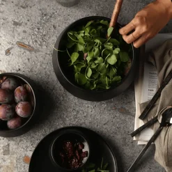 Mattschwarze Snackschale – Modernes, elegantes Serviergericht