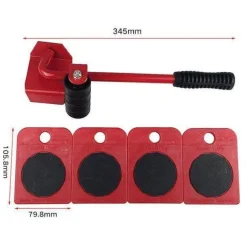 Möbelheber-Werkzeugsatz - 5-teilige Umzugshilfen
