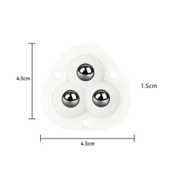 Möbeltransportrollen – selbstklebende Drehrollen zum Heben schwerer Lasten