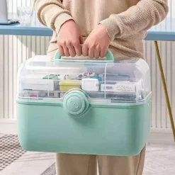 Medizinischer Aufbewahrungs-Organizer - Box für Gesundheitsbedarf