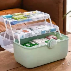 Medizinischer Aufbewahrungs-Organizer - Box für Gesundheitsbedarf