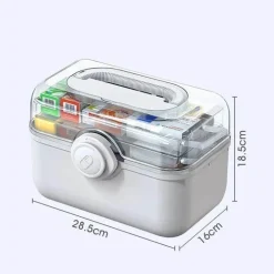 Medizinischer Aufbewahrungs-Organizer - Box für Gesundheitsbedarf