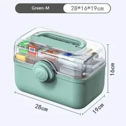 Medizinischer Aufbewahrungs-Organizer - Box für Gesundheitsbedarf