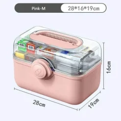 Medizinischer Aufbewahrungs-Organizer - Box für Gesundheitsbedarf