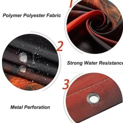 Meerjungfrau-Duschvorhang – Badezimmerdekor mit Meeresmotiven