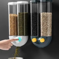 Mehrkornspender - Transparente Aufbewahrungslösung zur Wandmontage