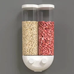 Mehrkornspender - Transparente Aufbewahrungslösung zur Wandmontage