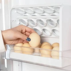 Mehrschichtige, praktische Eier-Kühlschrank-Organizerbox