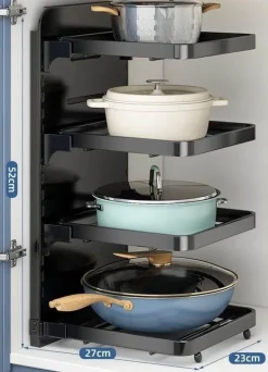 Mehrschichtiger Küchen-Organizer – Intelligentes Lagerregal