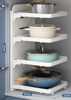 Mehrschichtiger Küchen-Organizer – Intelligentes Lagerregal