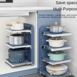 Mehrschichtiger Küchen-Organizer – Intelligentes Lagerregal