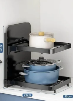 Mehrschichtiger Küchen-Organizer – Intelligentes Lagerregal