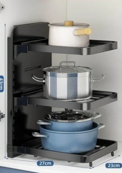 Mehrschichtiger Küchen-Organizer – Intelligentes Lagerregal