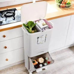 Mehrschichtiger Mülleimer mit großer Kapazität