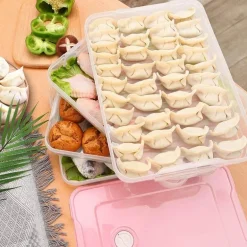 Mehrschichtiger Vorratsbehälter für Lebensmittel – stapelbarer Meal-Prep-Organizer