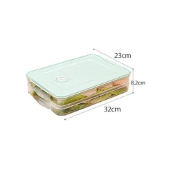 Mehrschichtiger Vorratsbehälter für Lebensmittel – stapelbarer Meal-Prep-Organizer