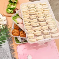 Mehrschichtiger Vorratsbehälter für Lebensmittel – stapelbarer Meal-Prep-Organizer