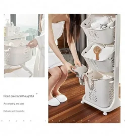 Mehrschichtiger Wäschekorb – Hängeaufbewahrungslösung