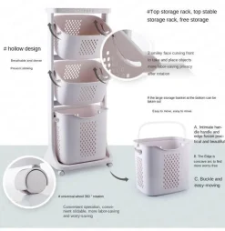 Mehrschichtiger Wäschekorb – Hängeaufbewahrungslösung