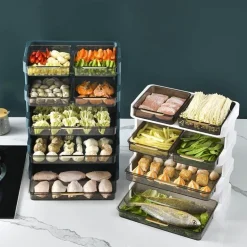 Mehrstöckiges Küchenregal – leicht zugänglicher Organizer