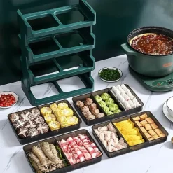 Mehrstöckiges Küchenregal – leicht zugänglicher Organizer