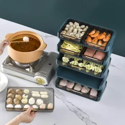 Mehrstöckiges Küchenregal – leicht zugänglicher Organizer