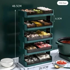 Mehrstöckiges Küchenregal – leicht zugänglicher Organizer