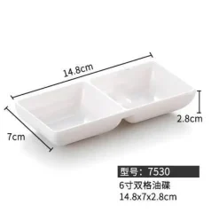 Melamin-Dip-Saucenschalen-Set - Schwarz, 4er-Pack