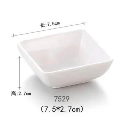 Melamin-Dip-Saucenschalen-Set - Schwarz, 4er-Pack