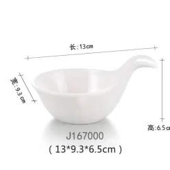 Melamin-Dip-Saucenschalen-Set - Schwarz, 4er-Pack