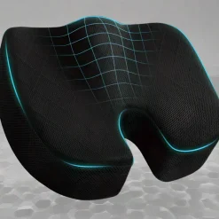 Memory Foam Sitzauflage – Bequem, Rutschfest für Büro & Auto