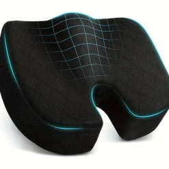 Memory Foam Sitzauflage – Bequem, Rutschfest für Büro & Auto