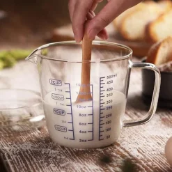 Messbecher aus Glas – Hitzebeständiger Krug für präzises Ausgießen