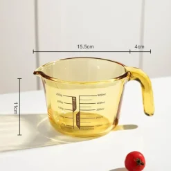 Messbecher aus Glas - Messwerkzeug zum Backen