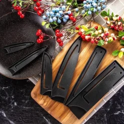 Messerklingenscheide - Küchenschutz aus schwarzem Kunststoff