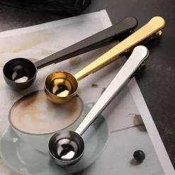 Messlöffel-Set im europäischen Stil mit Verschlussclip