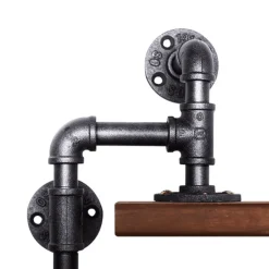 Metal Bookshelf - Decorative Storage Rack