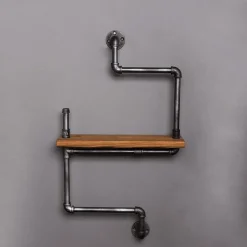 Metal Bookshelf - Decorative Storage Rack