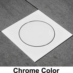 Metal Pop-Up Shower Drain - Anti-Odor Design Stainless Steel Bathroom Accessory