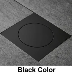 Metal Pop-Up Shower Drain - Anti-Odor Design Stainless Steel Bathroom Accessory