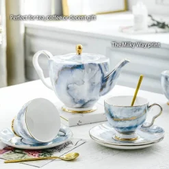 Michelozzo Kaffeeset - Edles Kaffeeservice mit Tassen und Untertassen