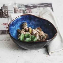 Midnight Ceramic Deep Bowl - Elegantes Geschirr zum Servieren