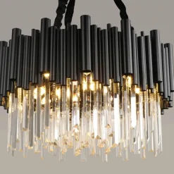 Midnight Glow Kronleuchter – Elegante Kristallleuchte