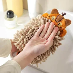 Mikrofaser-Chenille-Katzenhandtuch – Super saugfähiges, schnell trocknendes Küchenhandtuch