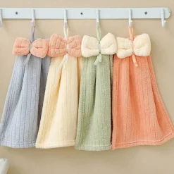 Mikrofaser-Handtücher für Küche und Bad, weiches Korallensamt-Design